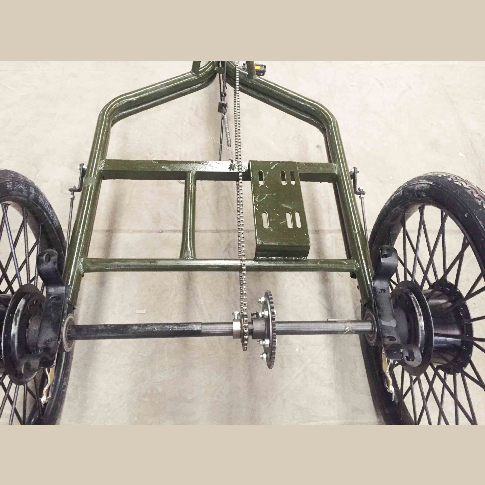 5米人力货运三轮车脚踩130涨刹车载重1000公斤江南飞跃牌