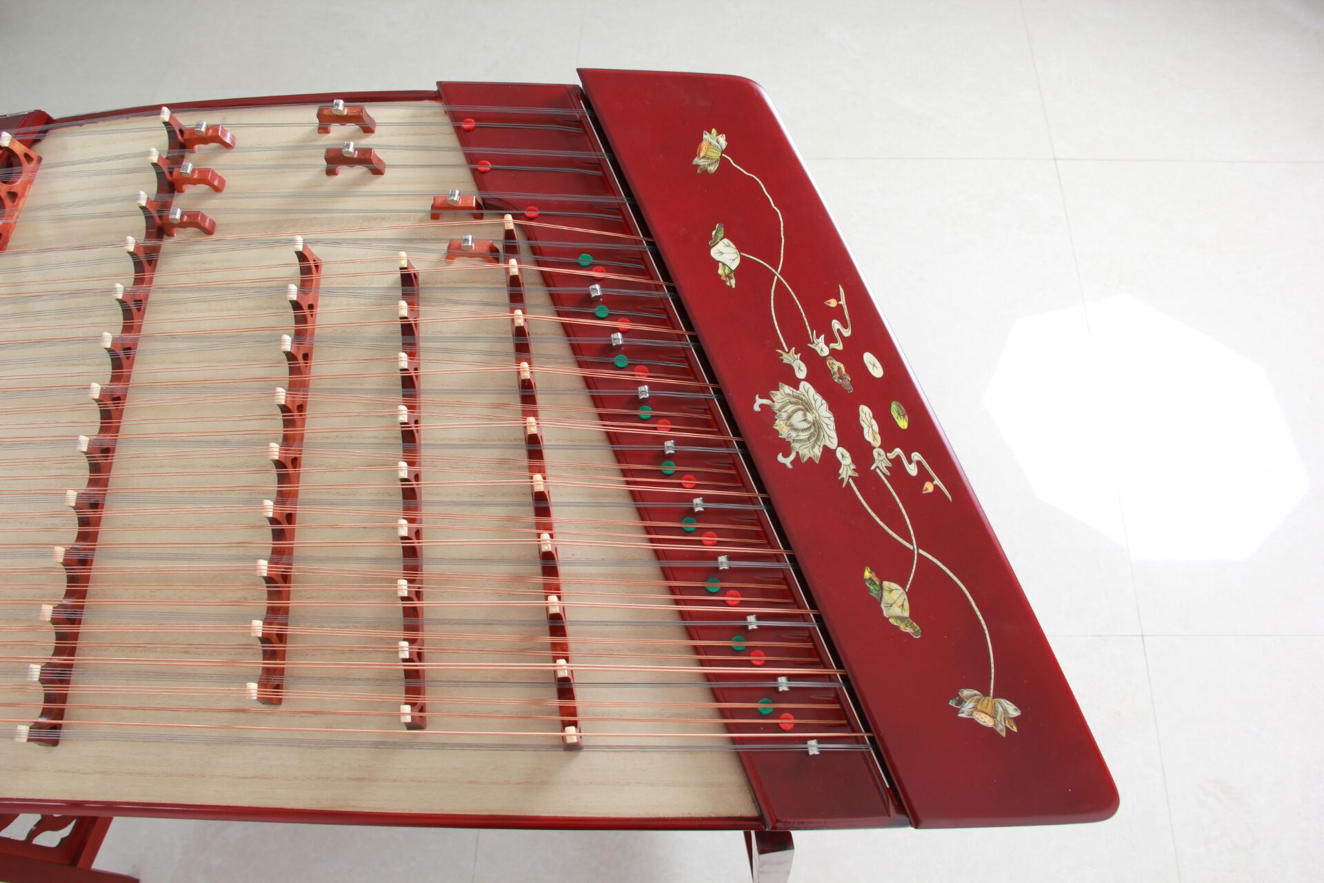 艺海民族乐器 各种材质印花雕花401/402扬琴 专业教学考级用乐器