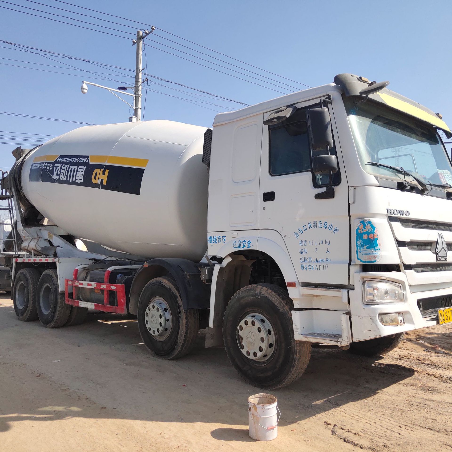 定金二手水泥搅拌罐车 18年豪沃混凝土搅拌车 20方混凝土搅拌罐车