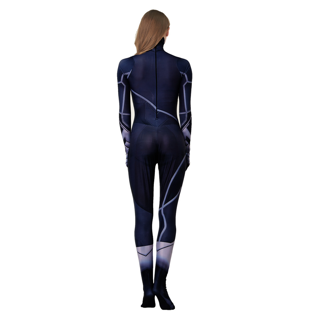 zentai紧身衣女mj黑猫black cat连体战衣衣服cosplay万圣节服装