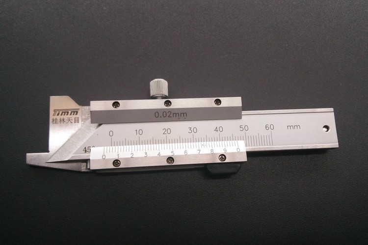桂林天目45倒角规游标倒角卡尺游标卡尺倒角测量