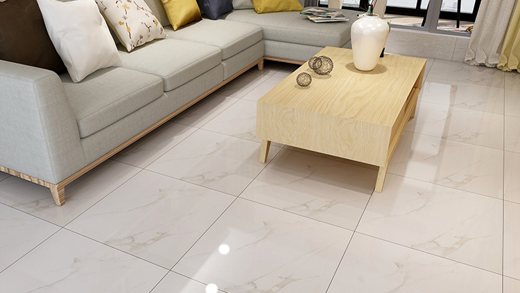 地面砖-新品佛山白色爵士白仿古砖600x600客厅卧室地砖耐磨防滑瓷砖