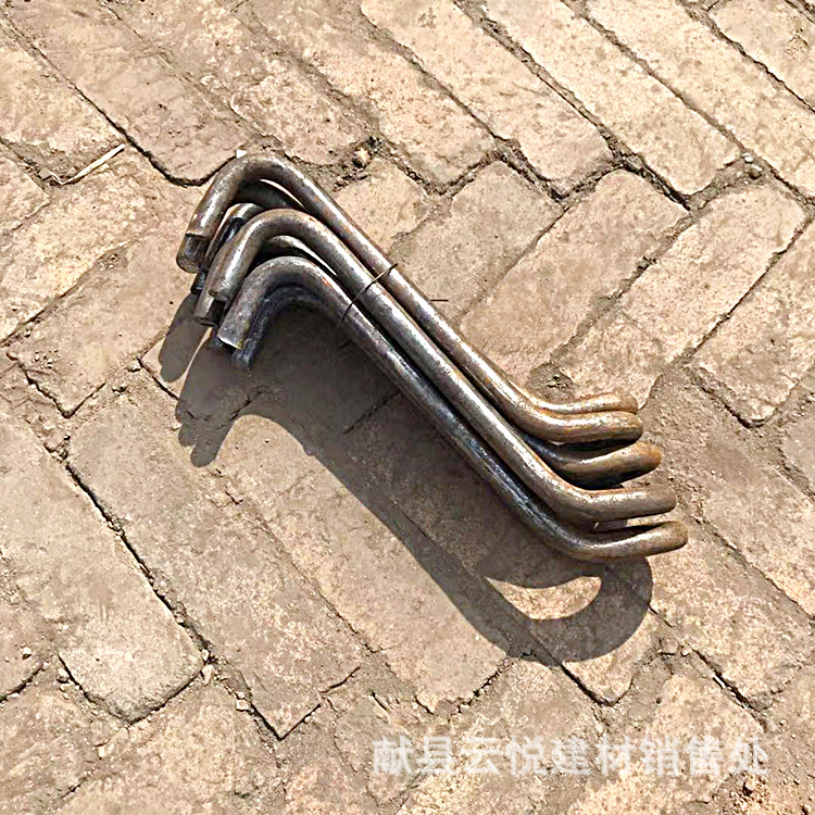 u型环预埋件工字钢悬挑预埋件预埋u型丝螺栓吊钩钢丝绳吊环