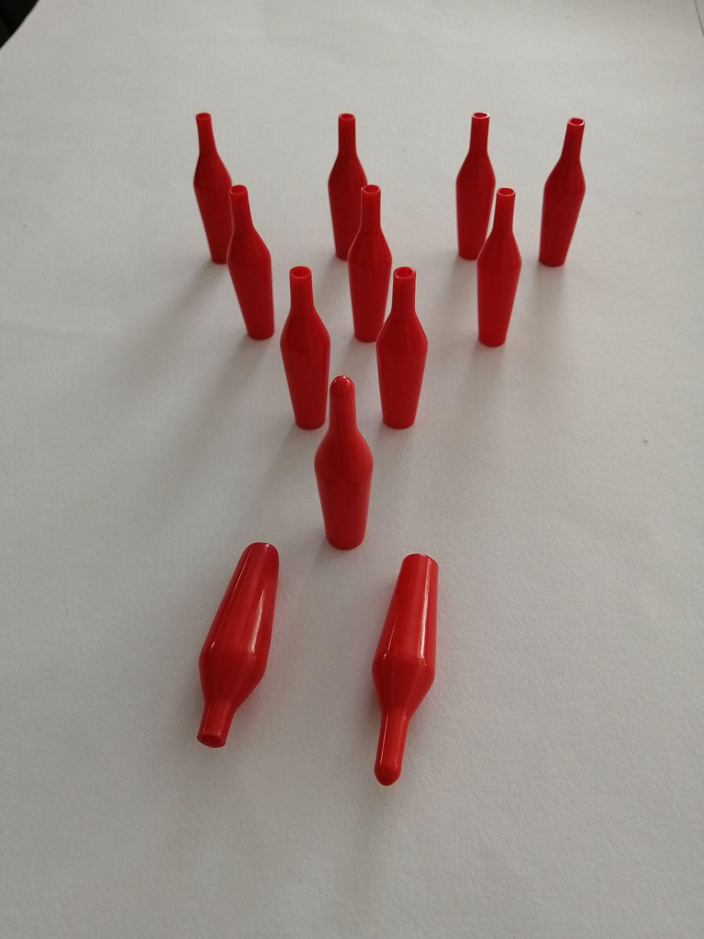 hf供应浸塑pvc胶套两头通护套pvc护套pvc异型胶套 耐磨 表面光滑