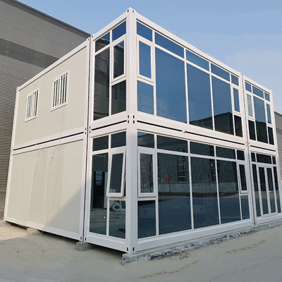 住人集装箱房钢结构移动房拼装临时房出口打包箱别墅临建房活动房