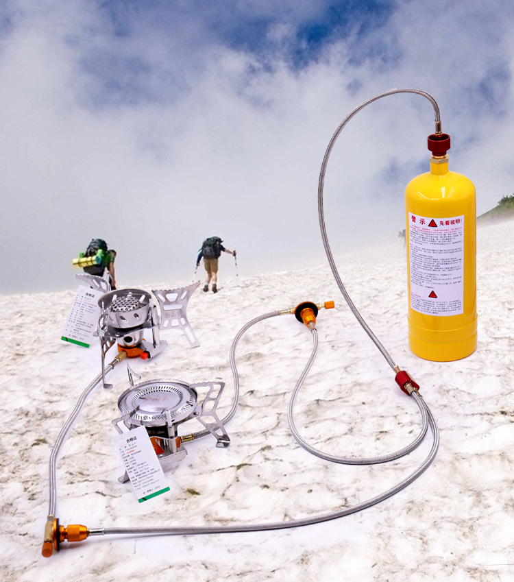 登山队zyzy户外循环充气气罐液化重复充装便携式煤气罐丁烷小钢瓶