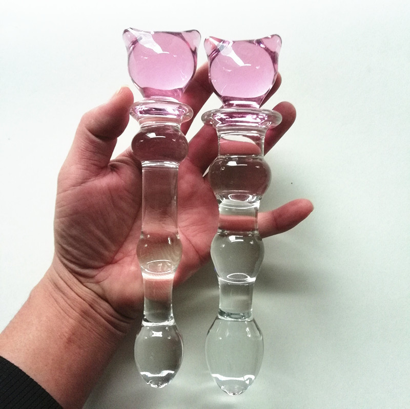 情趣用品玻璃仙女棒成人女用性用品爱心 猫咪 月牙 五星阳具肛塞