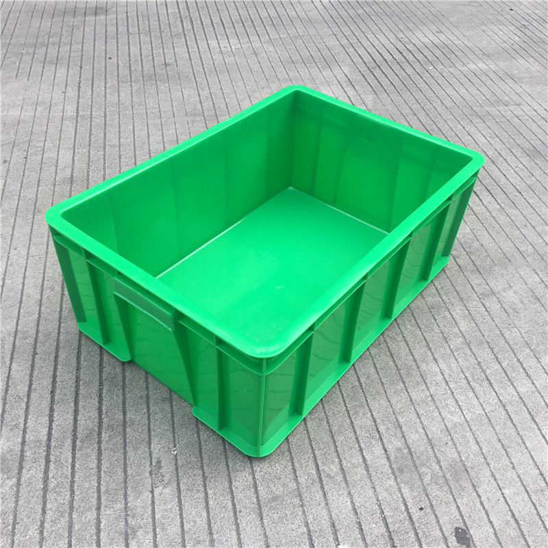厂家现货北京上海天津物流配送框 带铁耳的塑料框 蔬菜水果运输筐