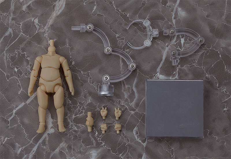 gsc粘土人 q版小孩素体 肤色男女 doll娃 archetype 关节可动手办