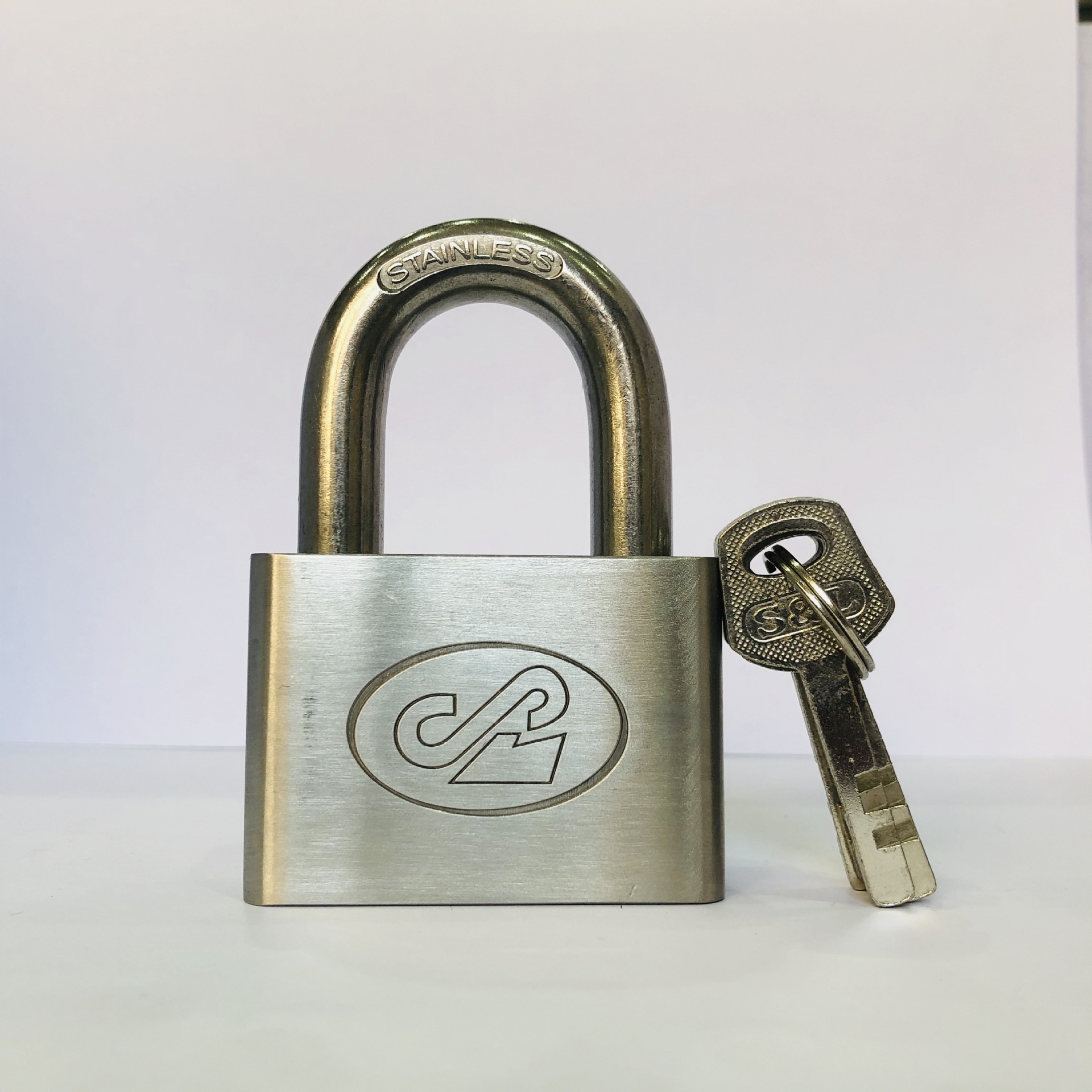 304四方叶片不锈钢挂锁 防锯防撬防生锈通开挂锁 安全防盗锁 60mm