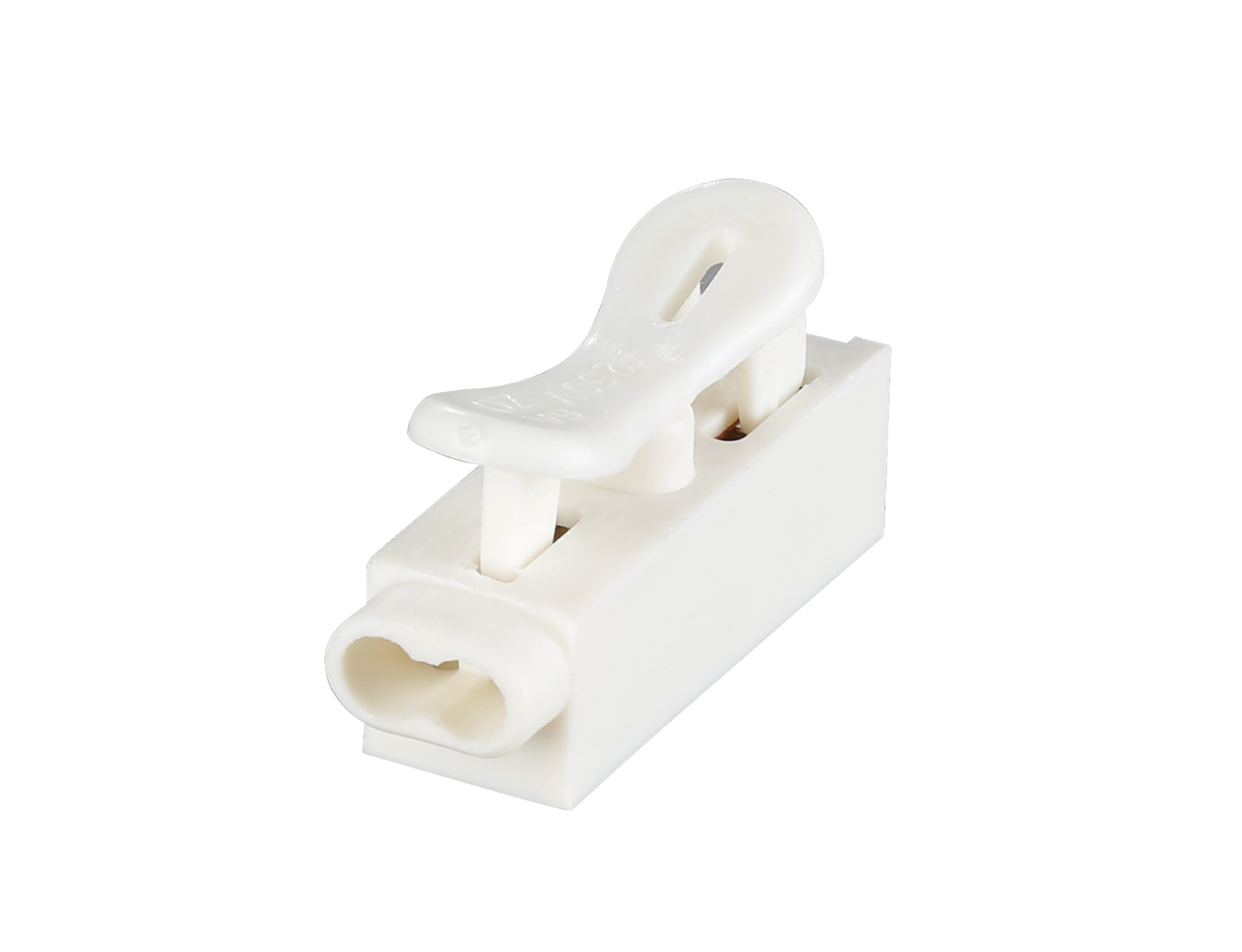 供cm1a1585吸顶灯专用自锁按压式接线端子二位接线柱阻燃端子