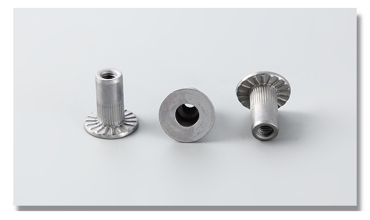 m6型大盘太阳花铆螺母 汽车圆铆螺母竖纹铆螺母 多规格 可定制