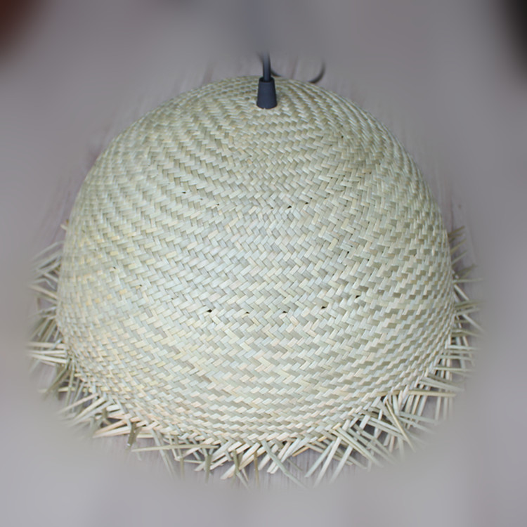 大吊灯纯手工草编竹编灯笼灯适合装修中式田园风格民诉吊灯
