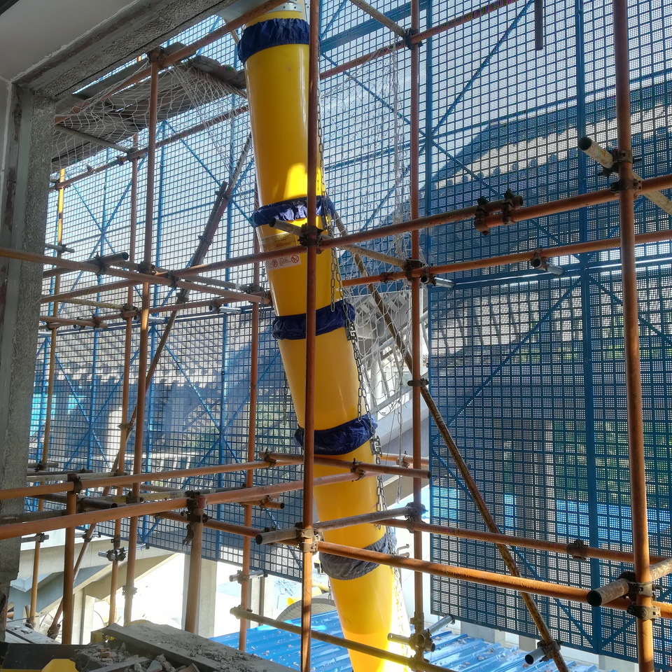 文明施工建筑垃圾通道建筑垃圾槽垃圾垂直输送标准化规范化