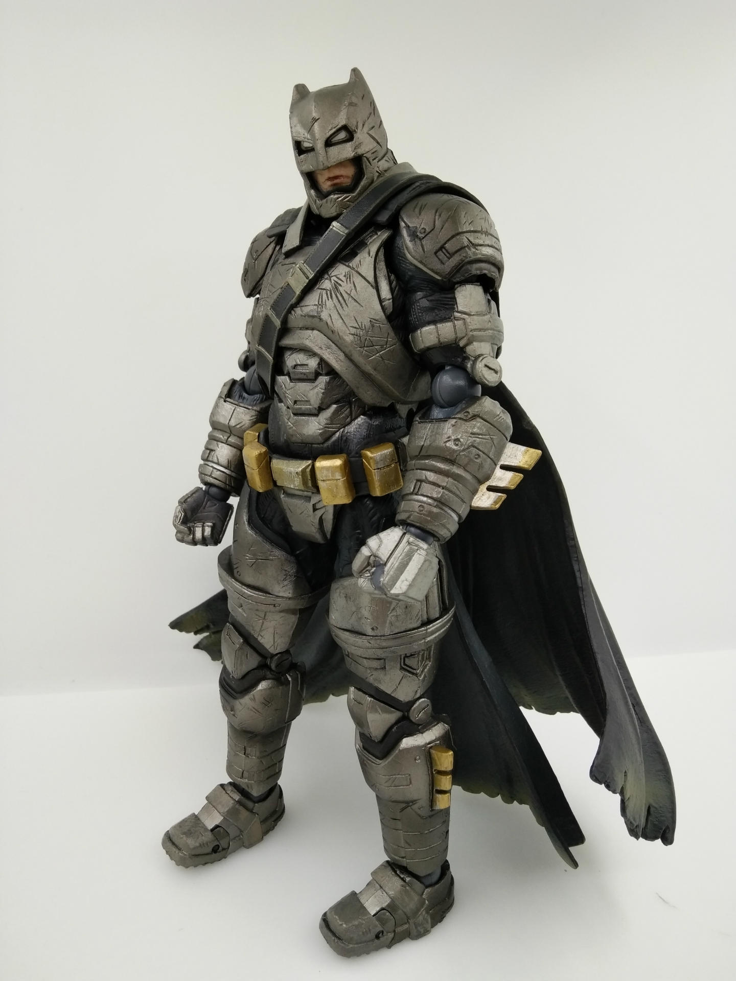 漫动坊动漫dc正义黎明 play arts改 2代重装蝙蝠侠超可动盒装手办