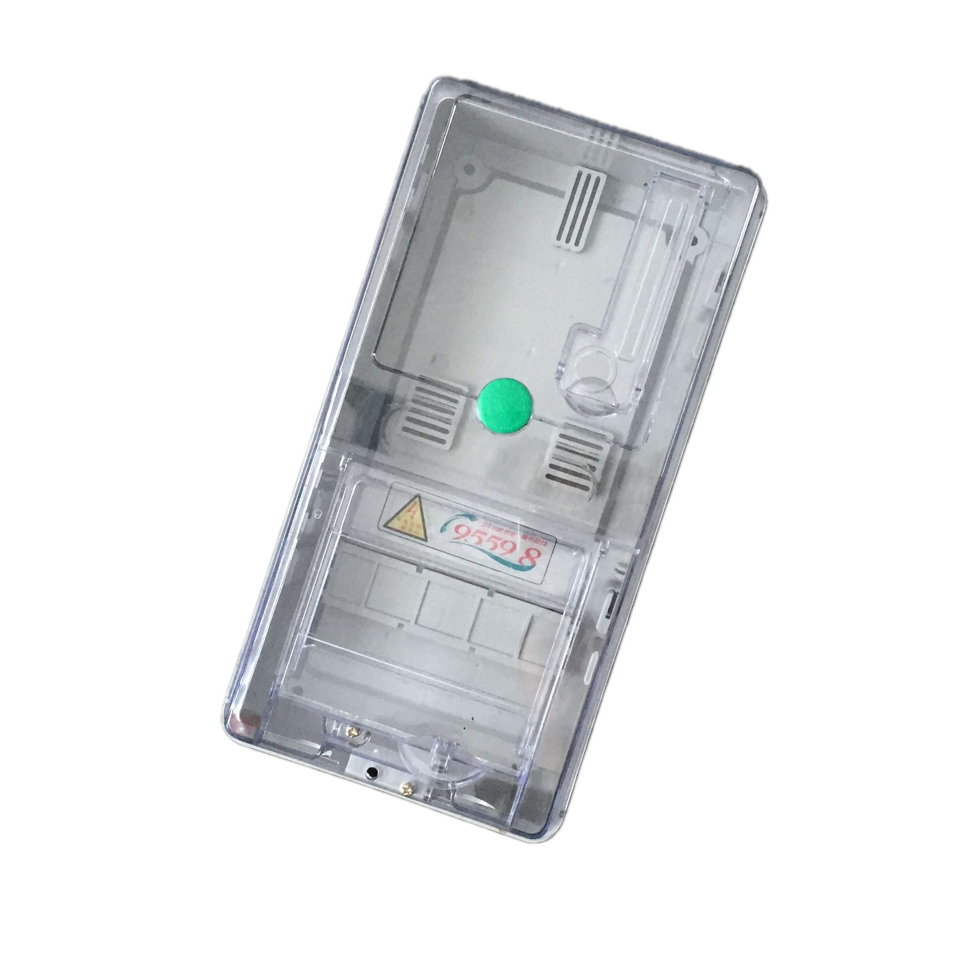 单相预付费插卡电表箱 塑料一户透明防水箱 明装国网电子表箱厂家