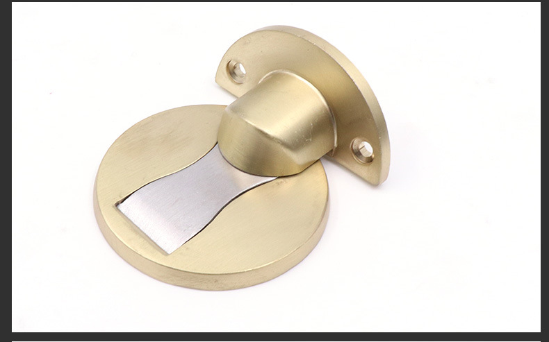 新款隐形强磁吸门器 锌合金门吸卫生间地吸 暗装型门碰防撞门挡