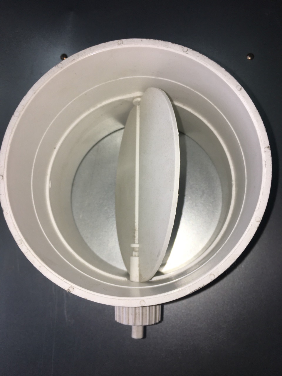 pvc管道风量调节阀风管蝶阀手动风阀圆形开关阀门成都