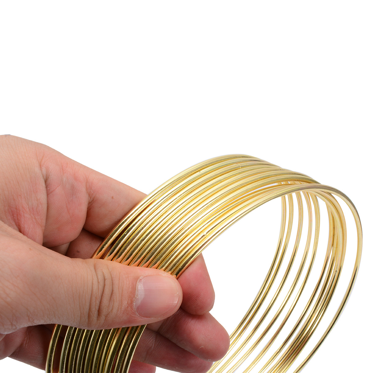 高档家居装饰金属捕梦网风铃金色花艺大圆圈加焊大铁圈焊接大铁环