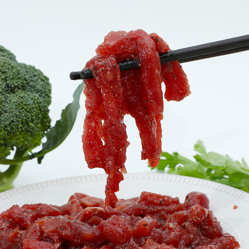 免调料 黑椒鸭柳 腌制鸭柳 快捷菜速冻美味生鲜食材半成品菜 批发