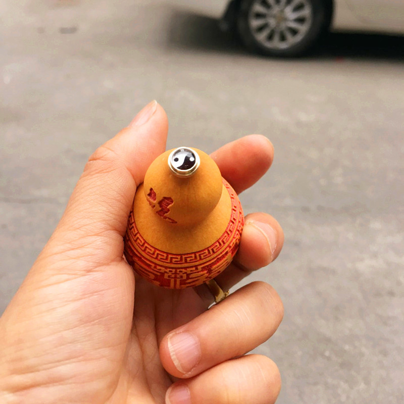 葫芦配饰 鼻烟壶铜口 手捻葫芦配件盖子 黄铜鼻烟壶 葫芦盖子铜口