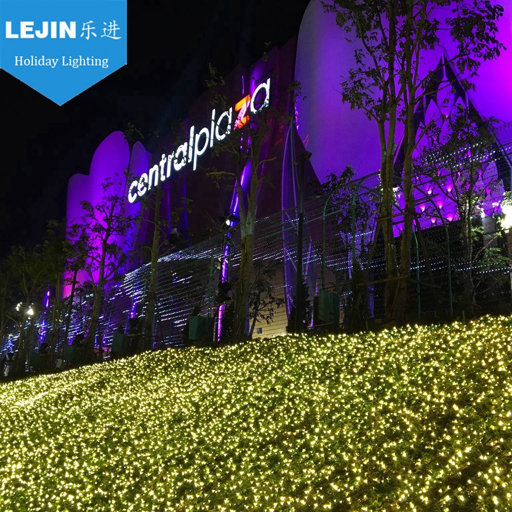 176led渔网灯圣诞防水装饰网状户外亮化工程网灯厂家直销