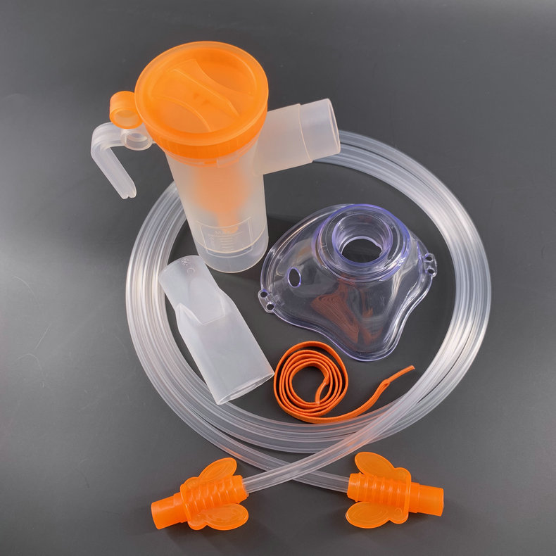 一次性医用雾化器雾化吸入装置儿童雾化面罩口含式雾化器成人面罩-阿