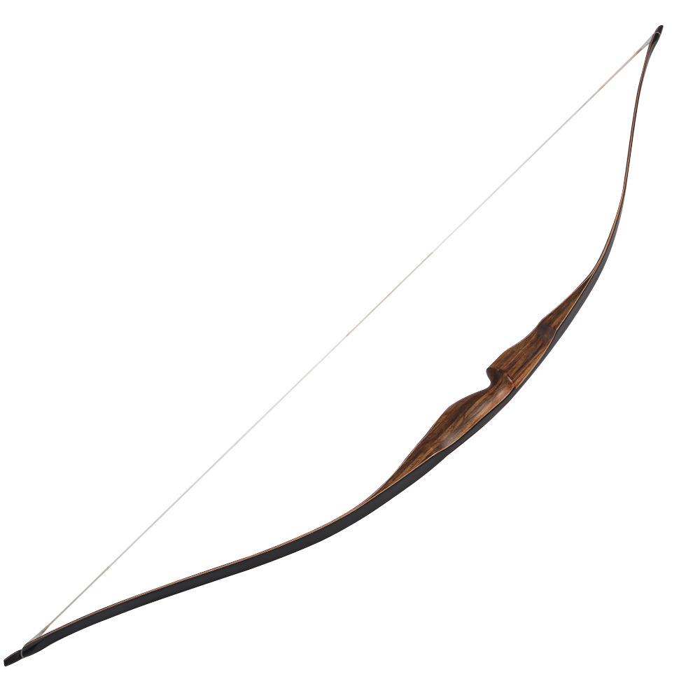 huwairen 黑色新款小长弓 木质猎弓 女士初学者猎弓传统长弓