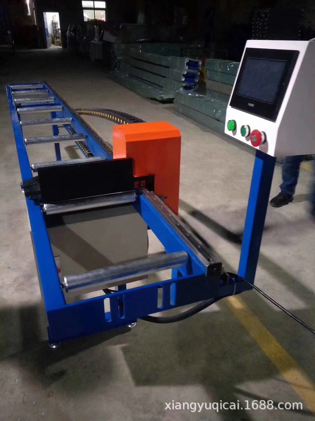 铝型材数控定位架送料架 切割机托料输送架 数控切割机轨道