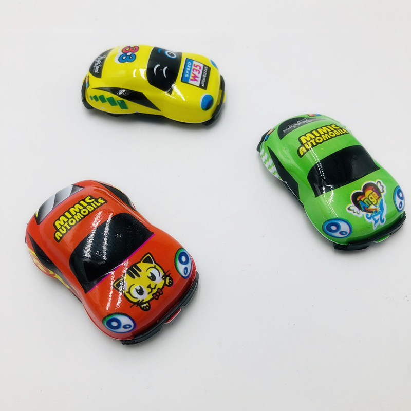 Children's Toy Car Boy Mini Plastic 2-3-6 Years Old Toy Car Baby Creative Personality Pull Back Car