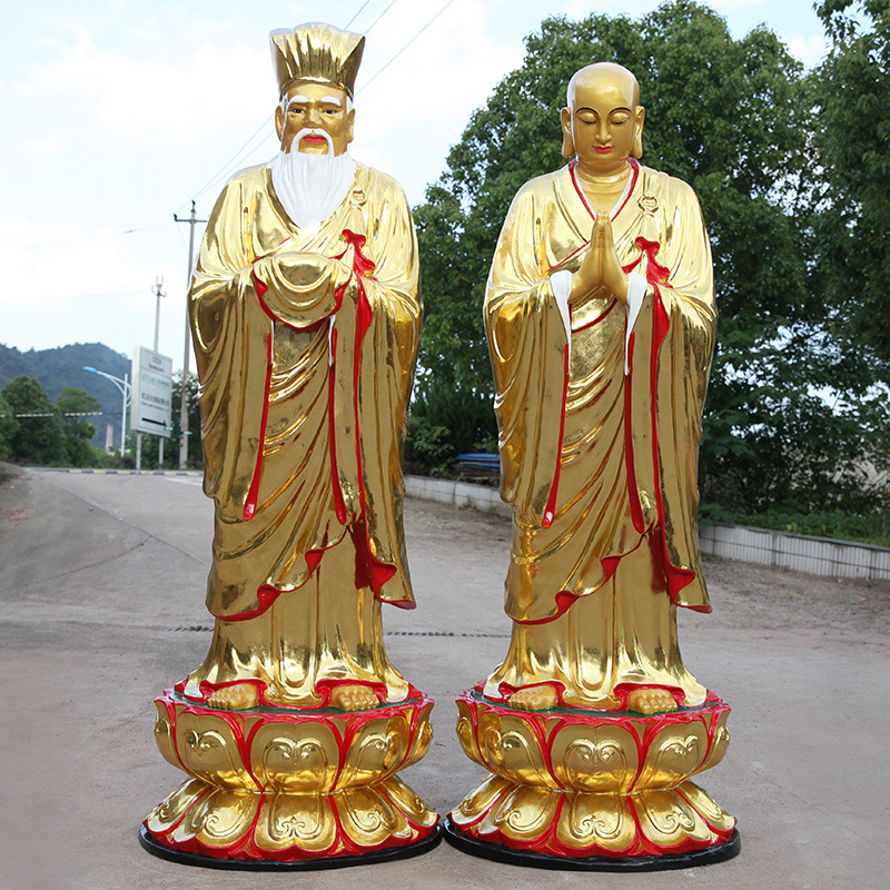 寺庙开光树脂玻璃钢佛像2米2闵公道明地藏王护法 闵公道明佛像