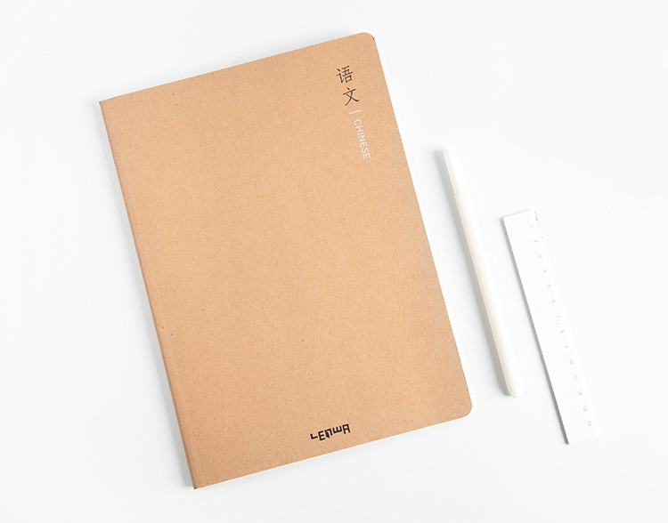 联华文具创意学生科目车线本b5牛皮纸课堂练习本记事本笔记本子