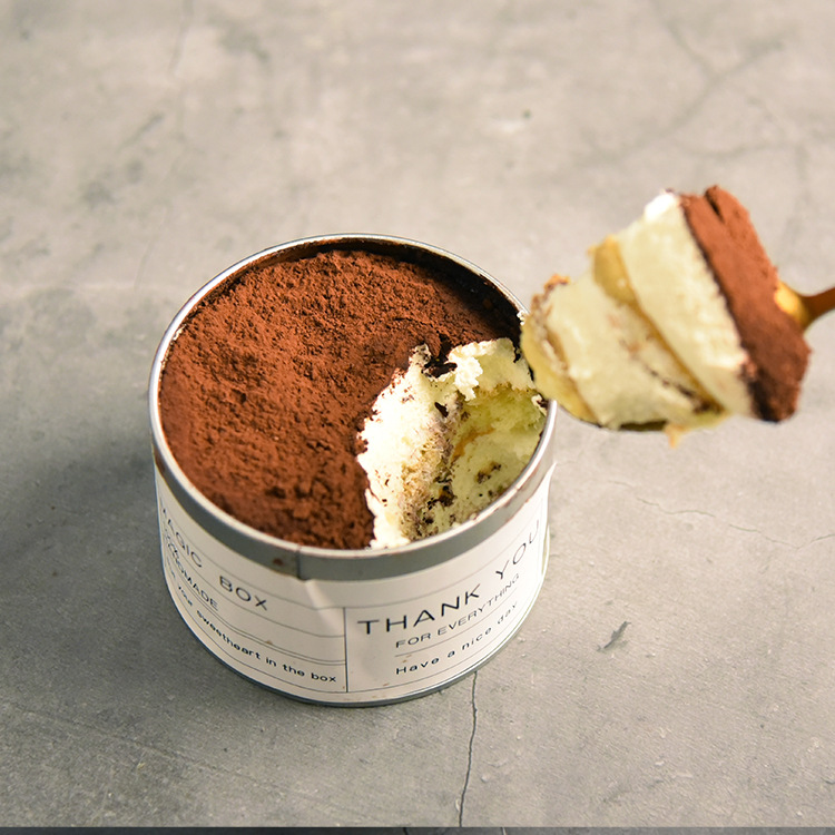 乳脂铁盒子网红罐子红丝绒 冷冻慕斯蛋糕 自助餐 承接oem 自助餐