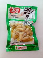 重庆零食 有友136g泡凤爪 山椒味 零食小吃 泡凤爪食品厂家批发