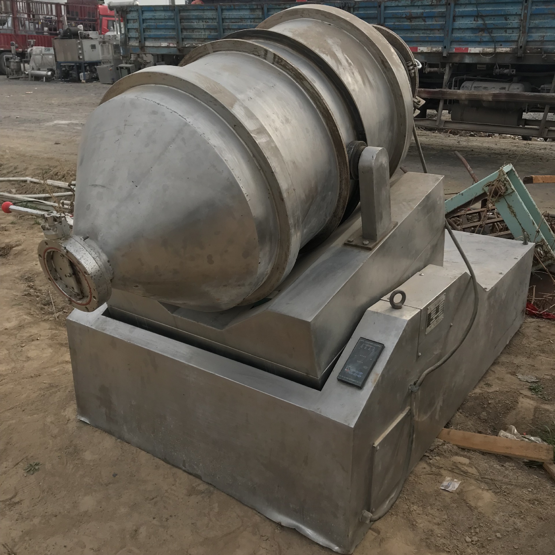 二手混合机 二手二维混合机 二手2000l二维混合机,二手干粉混料机