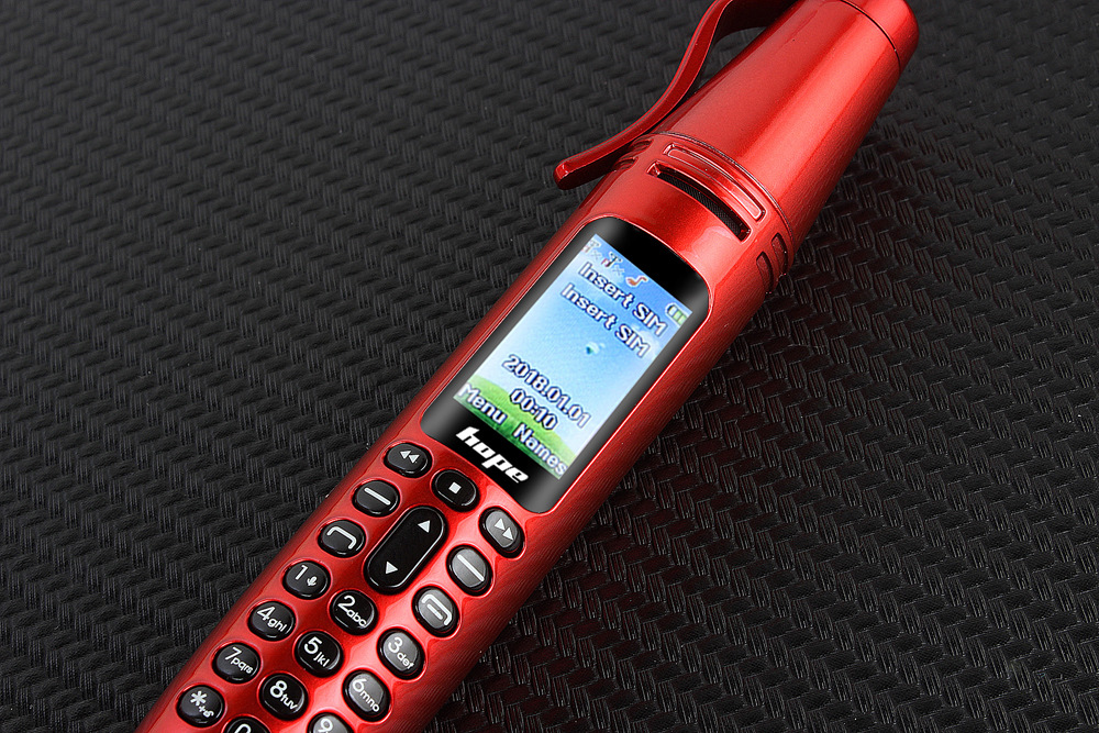 ak007 创意迷你袖珍手电筒笔式微型蓝牙拨号器移动联通备用小手机