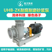 耐腐耐磨砂浆泵脱硫脱硝泵65UHB-ZK 强制循环泵 扬子泵阀厂家直售