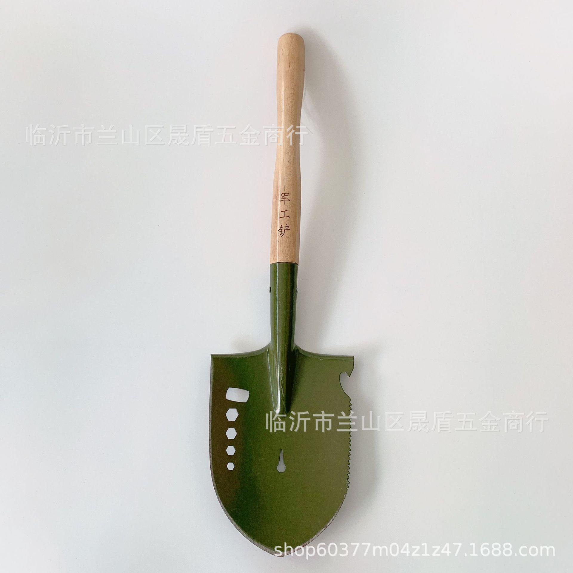 户外铲子战备锹新款205工兵铲军锹车载钓鱼木把消防小铁锹军工铲