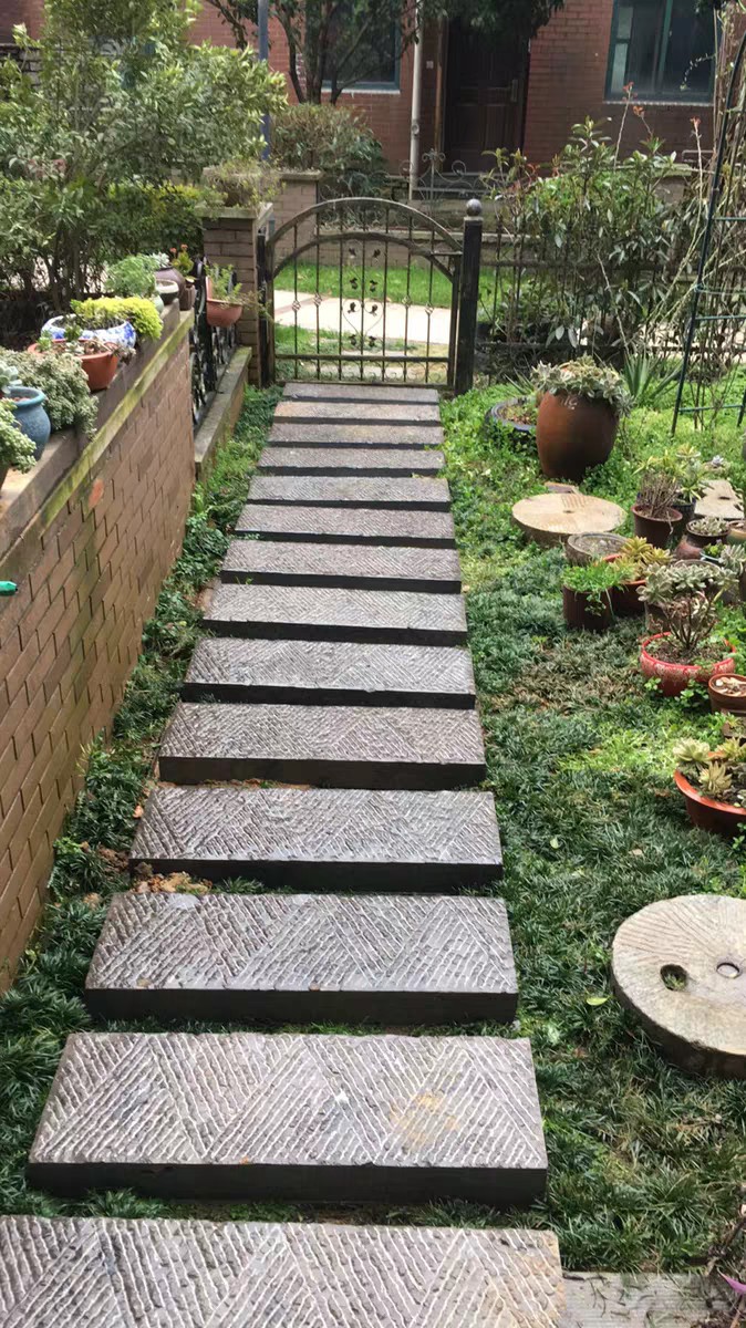 台阶石厂家出售批发天然青石台阶石踏步石别墅庭院路边石-阿里巴巴
