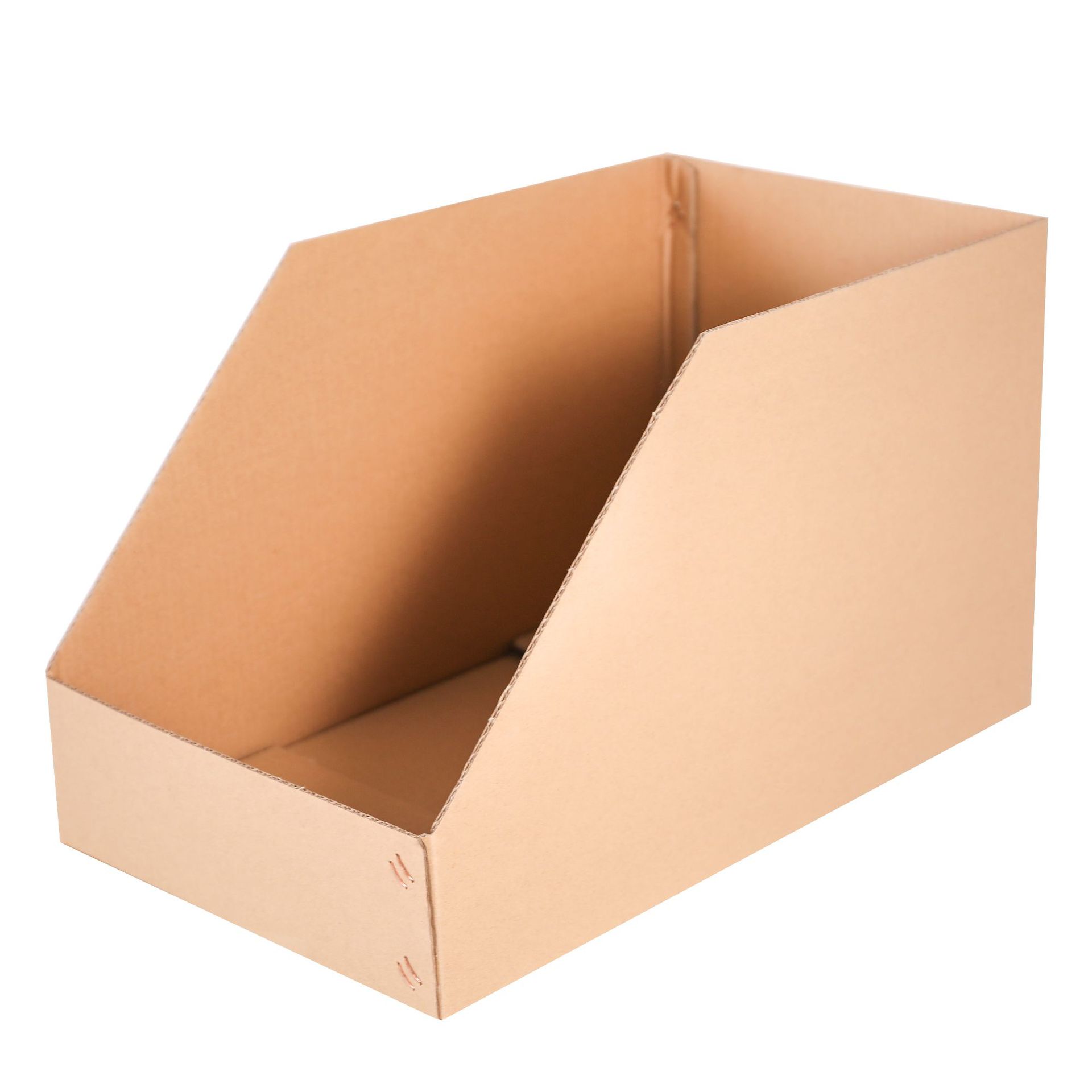 斜口纸箱仓库货架收纳纸箱 仓库分类库位盒 货架纸箱现货批发