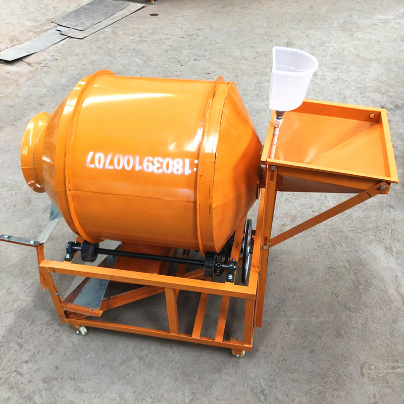 供应卧式碳钢花生拌种机 80型滚筒玉米包衣机 新型小麦种子拌药机