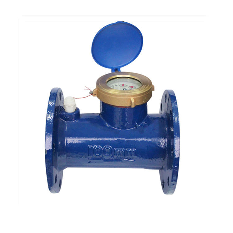 dn100水平螺翼式湿式冷水表法兰水表宁波家用水表
