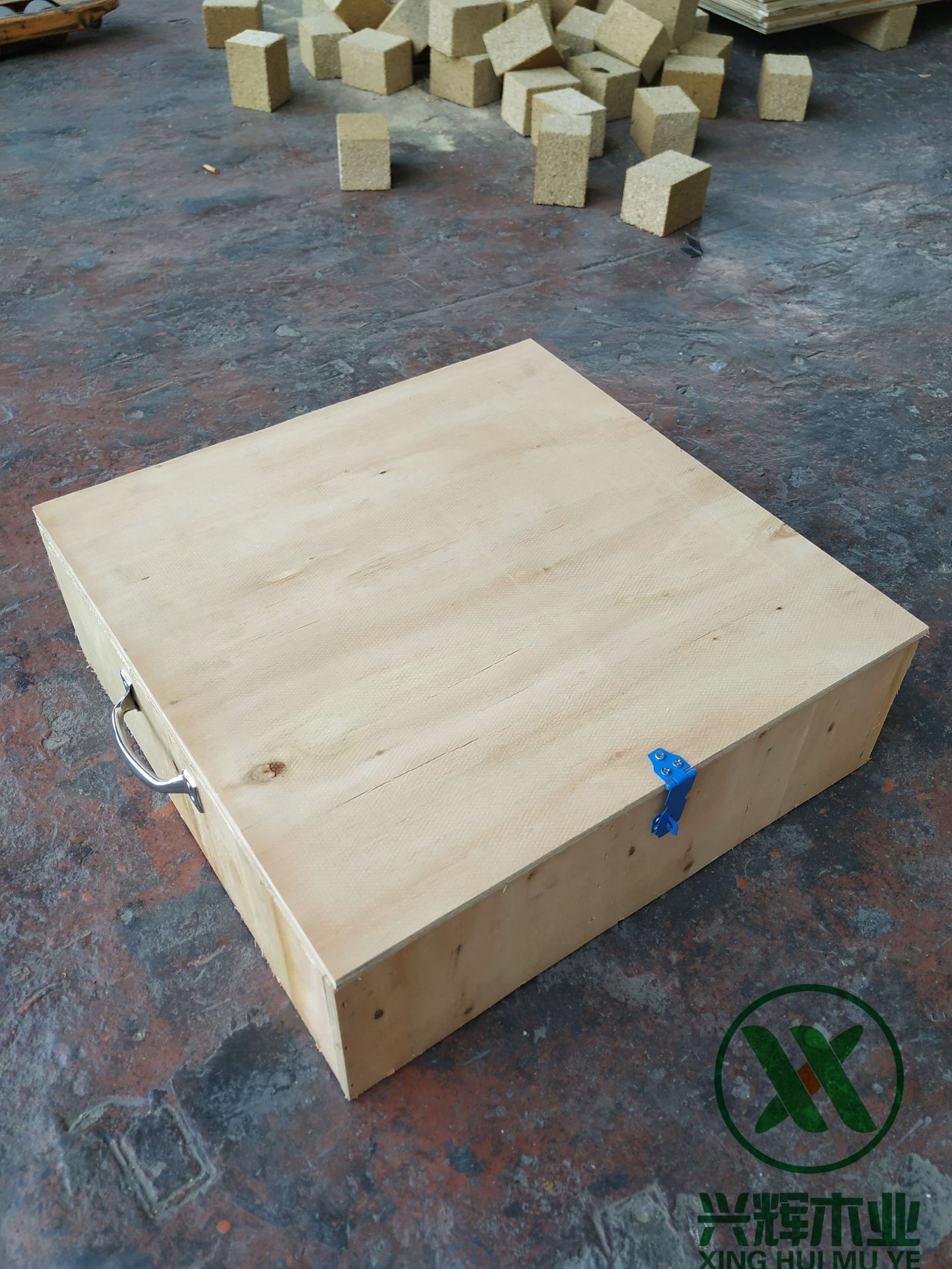 广东厂家批发 五金包装胶合板方形夹板小木箱 木质通用包装收纳箱