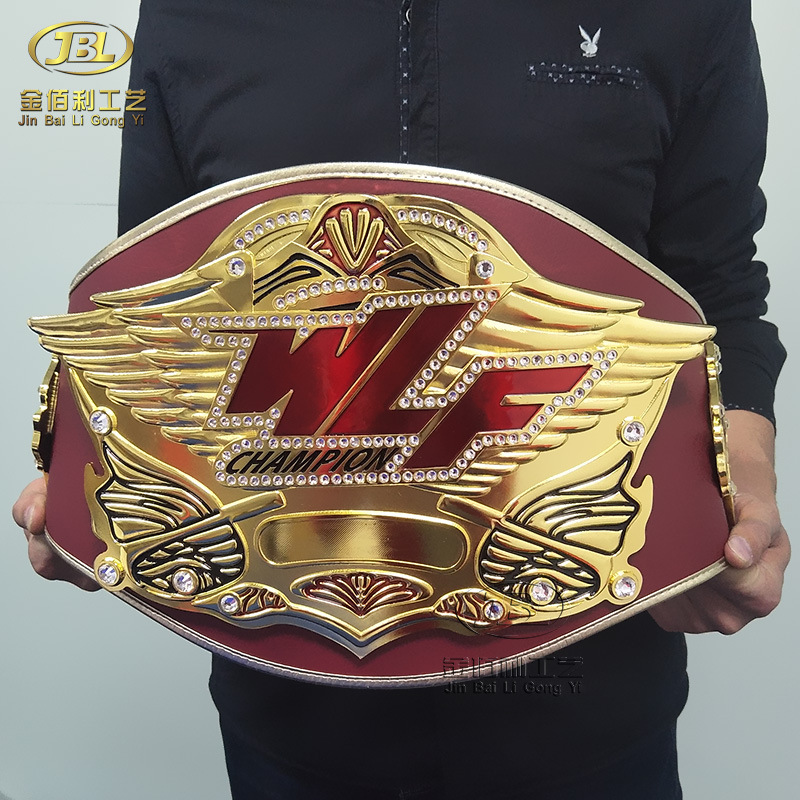 金腰带自由搏击拳击俱乐部 格斗 泰拳散打拳王金属腰带个性创意