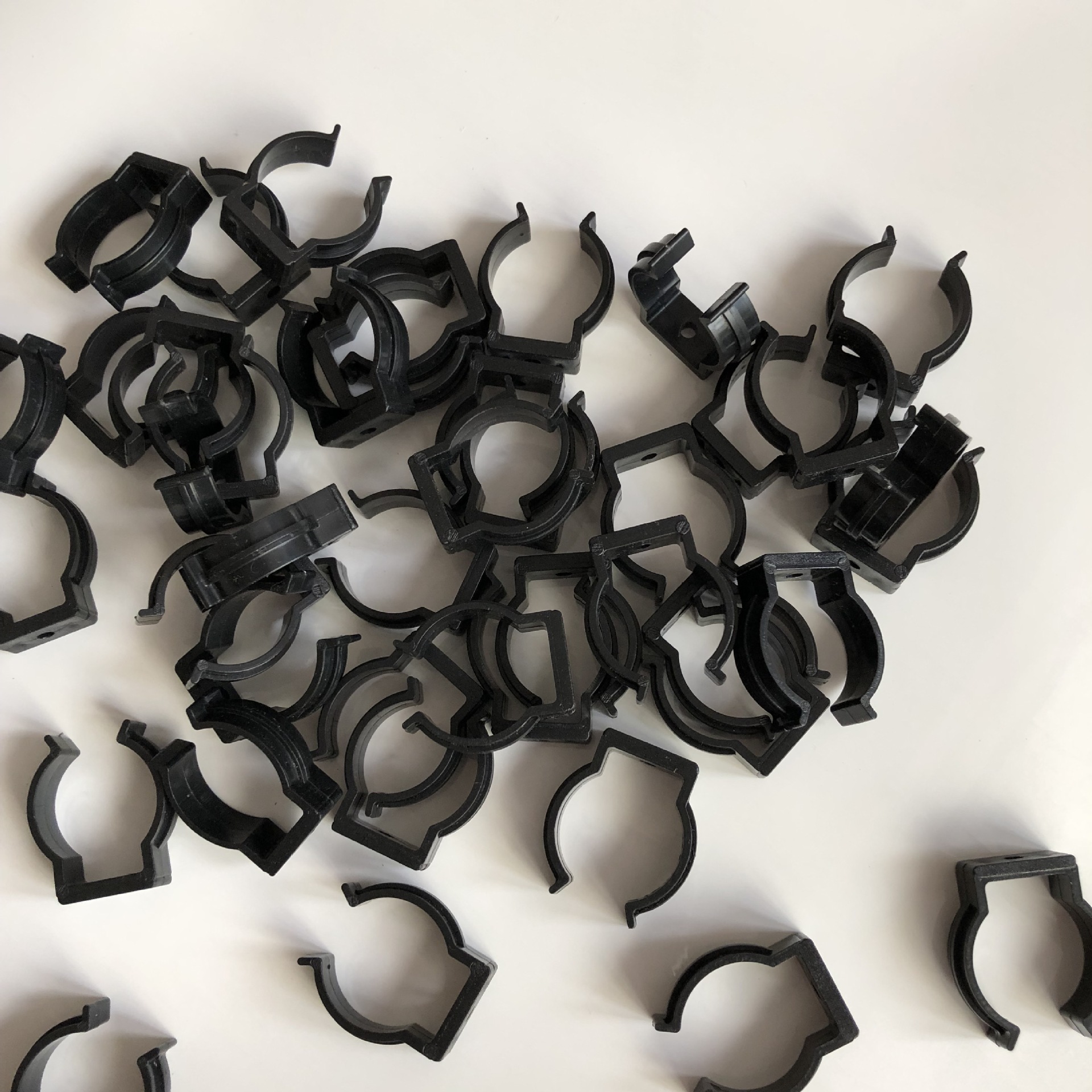 t8鱼缸灯卡 led灯管u型卡扣 冰柜灯卡扣 防水塑料卡 生产厂家直销