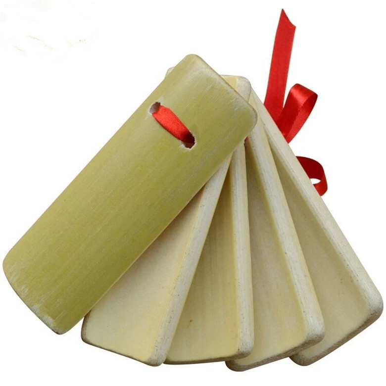 一串5片白竹快板竹板 打击类乐器宝宝入门表演初学竹制快板