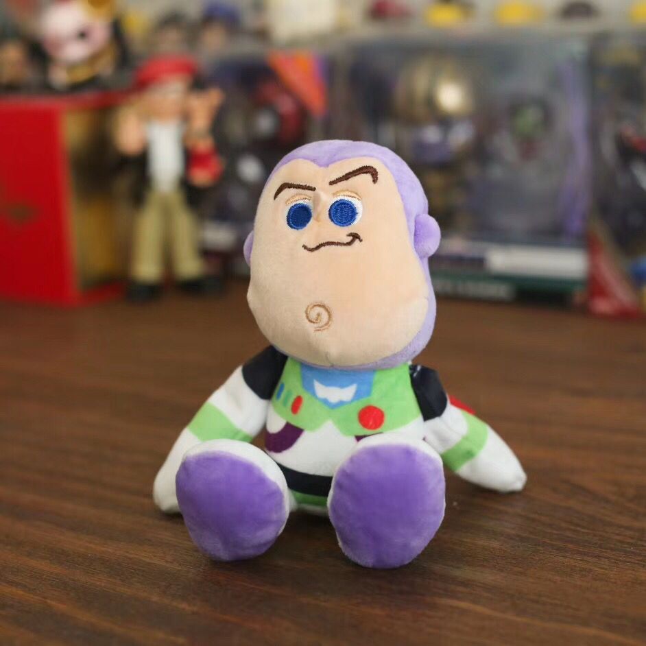 玩具总动员胡迪巴斯光年吴迪叉子叉叉大眼仔毛绒公仔抓机