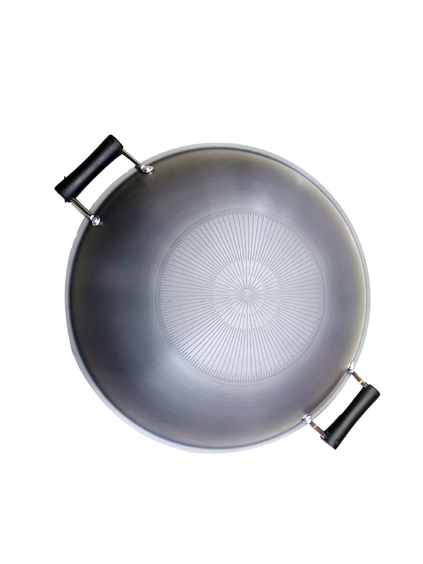 钛合金锅酒店用品商用锅海鲜锅不穿孔阳极硬质氧化无涂层不粘炒锅