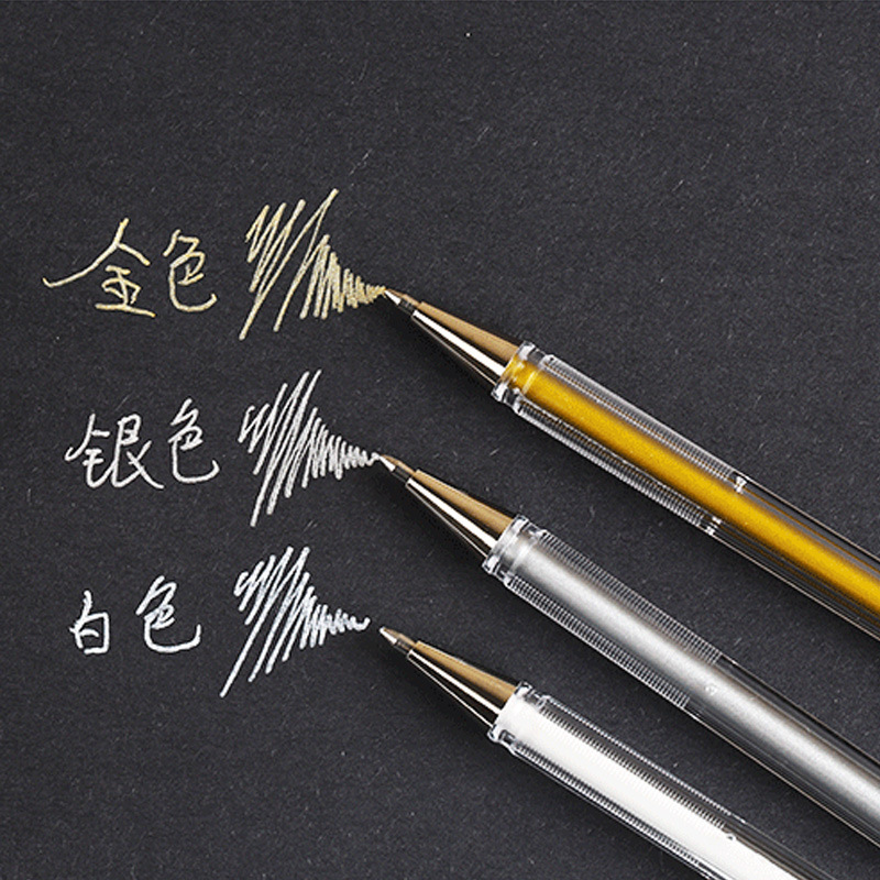 日本派通k108金属中性笔签字笔抄经金笔 brush高光笔