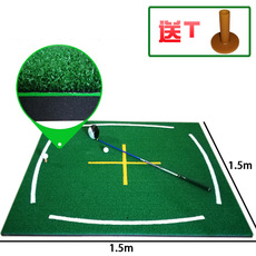 高爾夫修煉法訣就給用品配件 高爾夫練習場雙層教學練習沒有說打擊草墊